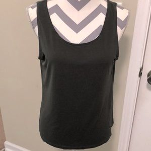 Eileen Fisher Top Tank SZ M Sleeveless Gray